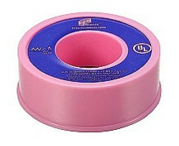 12mm Pink Thread Tape - Click Image to Close